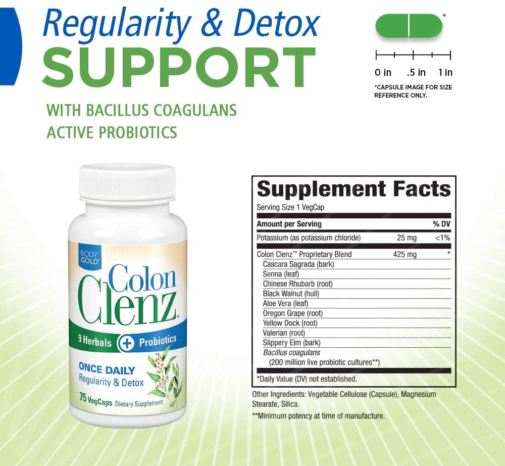 Colon Clenz Regularity & Detox Formula