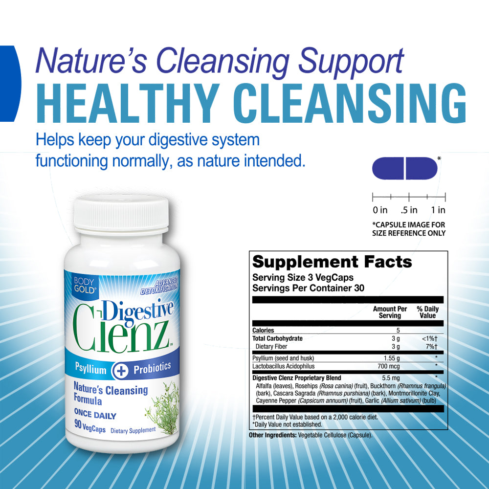 Digestive Clenz Psyllium & Probiotics